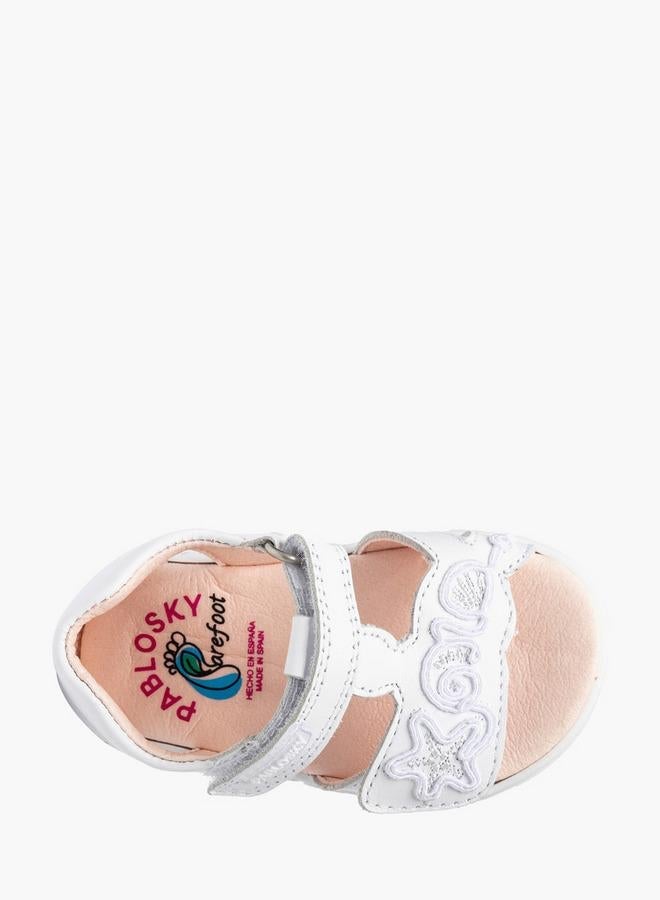 Pablosky Leather Strap Sandals With Hook & Loop Closure - Image 4